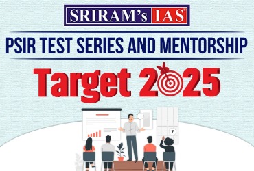 PSIR Test Series with Mentorship - Target 2025